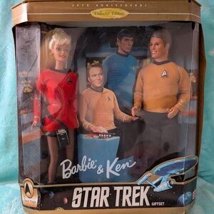 Mattel Barbie & Ken Star Trek Giftset - Red, Blue, Tan